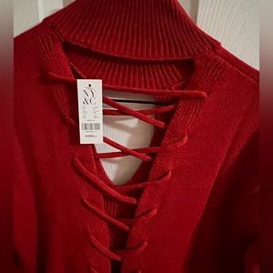 Red New York and company sweater